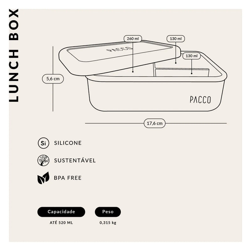 Lunch Box em Silicone