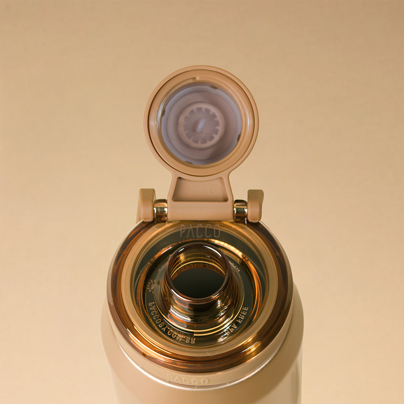 Garrafa Térmica Premium Vyta Gold Series com Cristais Swarovski® 500ml